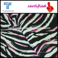 zebra design woven cotton spandex twill elastane printed stretch fabric for skinny pants